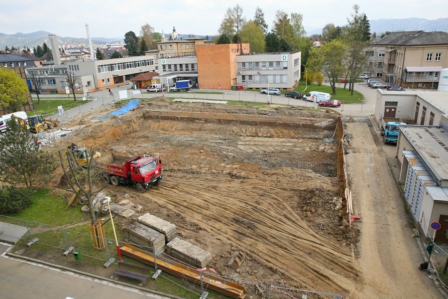 NŠ - výstavba nového pavilonu R zdroj foto: archiv šumpersko.net