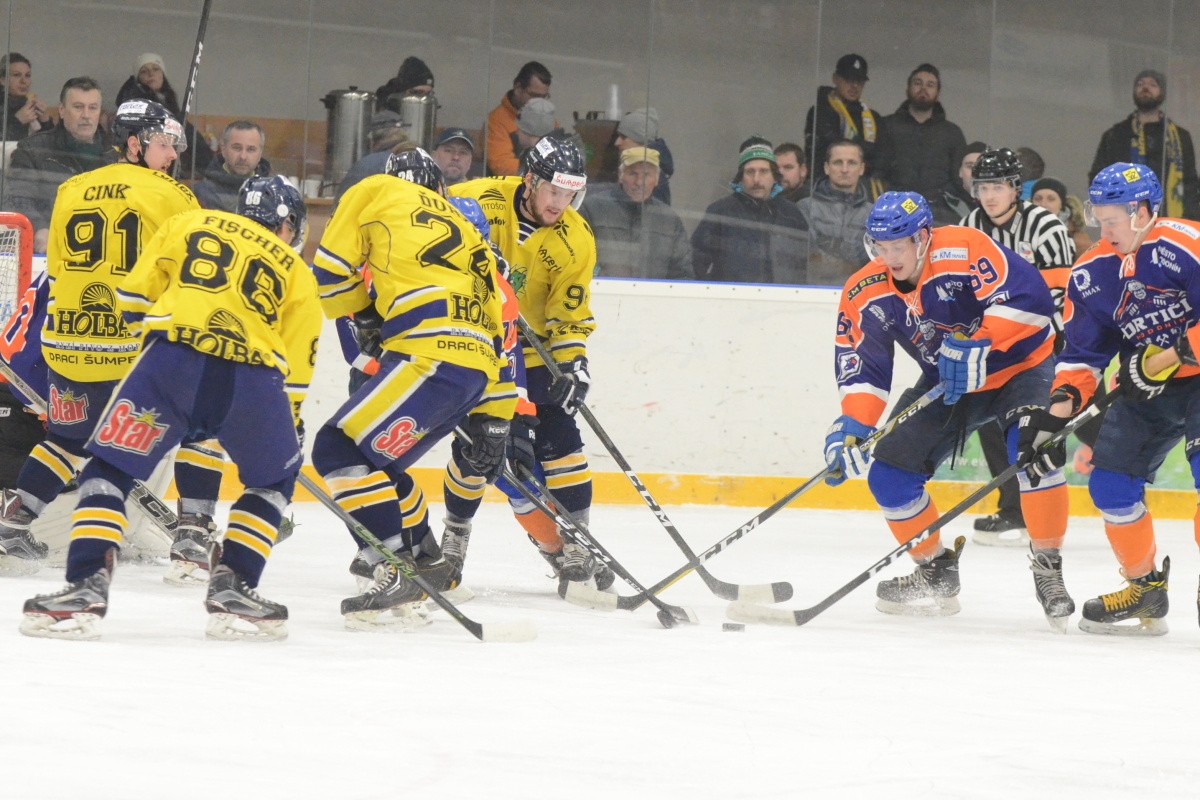 Draci Šumperk vs Hodonín zdroj foto: Draci Šumperk - Věra Václavková