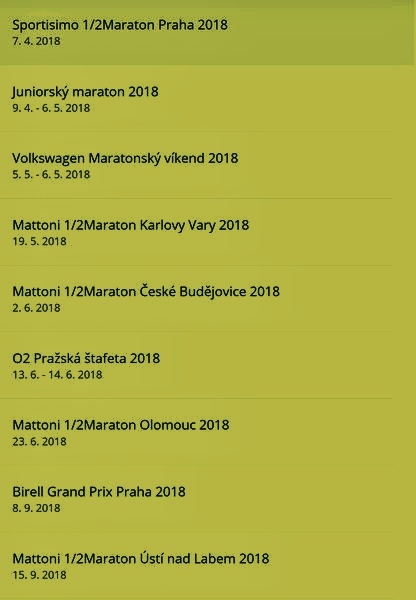 závody 2018 zdroj: RunCzech