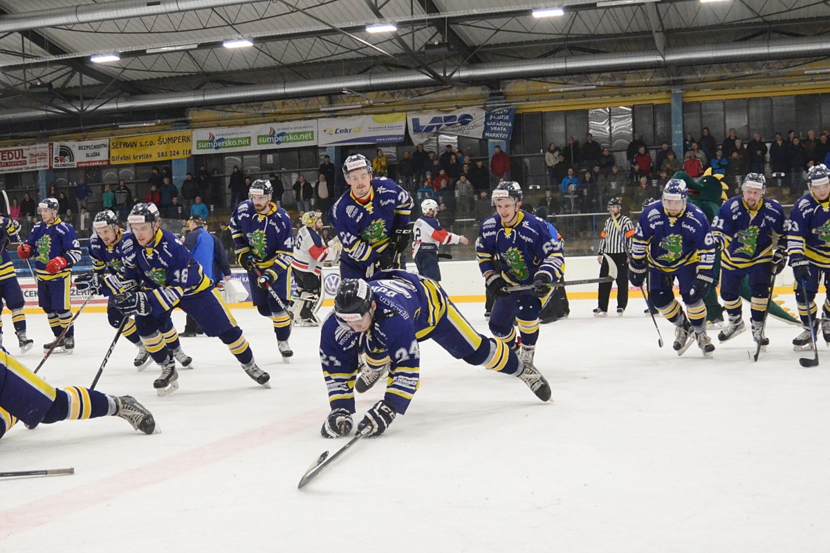 Šumperk vs Kopřivnice foto: Draci - Věra Václavková