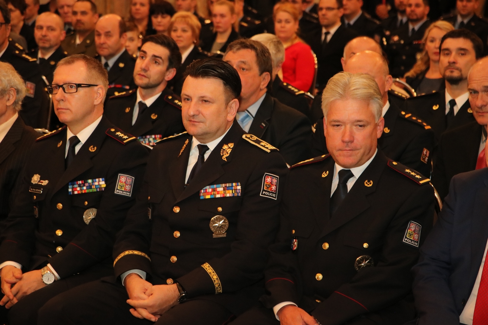 Nejlepší policisté Olomouckého kraje roku 2017 převzali ocenění zdroj foto: PČR