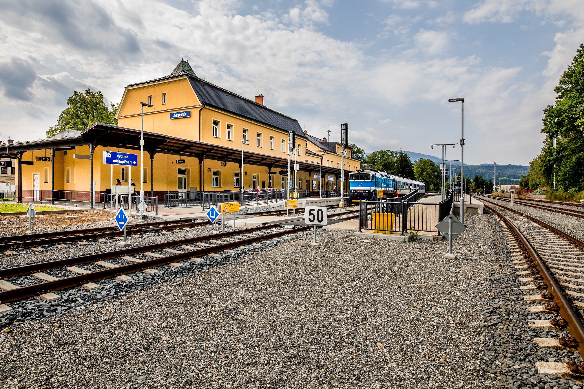 Jeseník - stávající budova zdroj foto: SŽDC