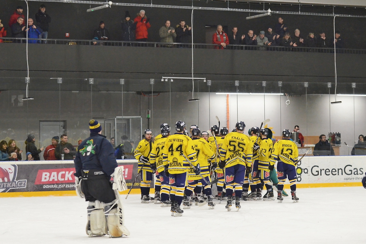 Draci Šumperk vs IHC Písek zdroj foto: Draci Šumperk - Věra Václavková