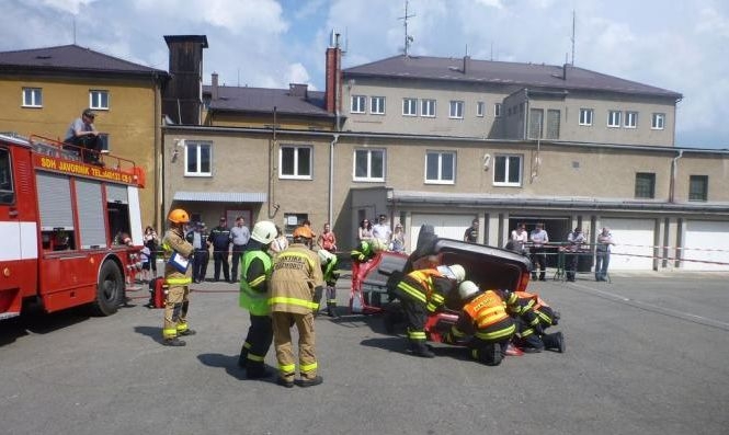 6 cvičení dobrovolných hasičů:foto:HZSOL,ÓU Šumperk