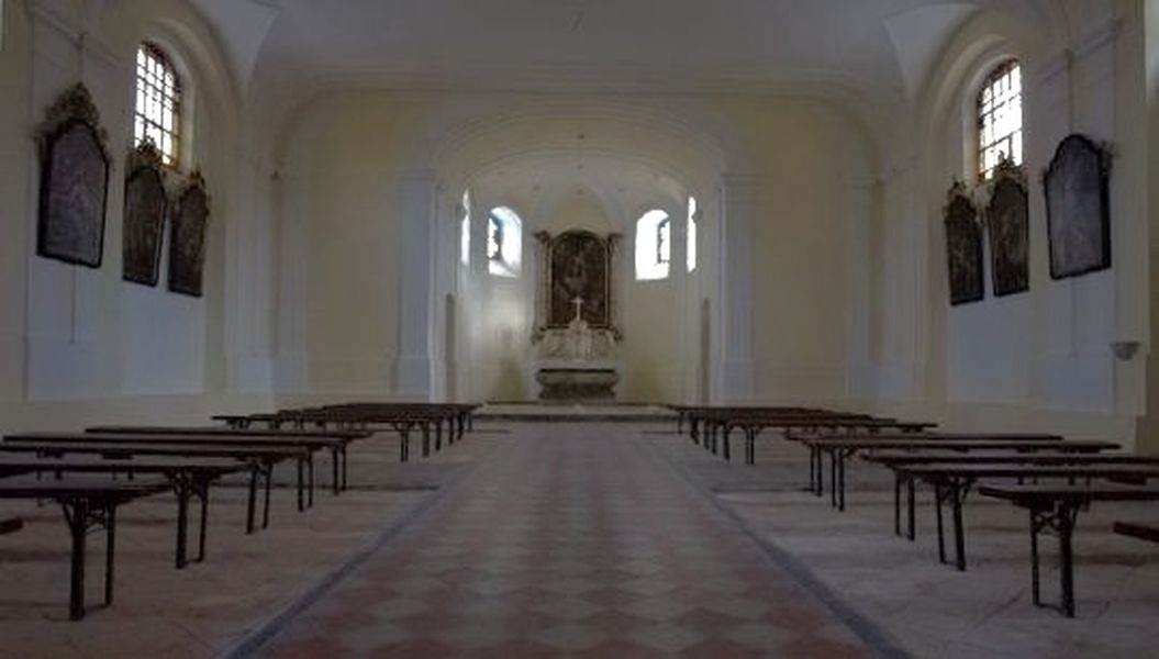 interiér kostelu sv.Barbory