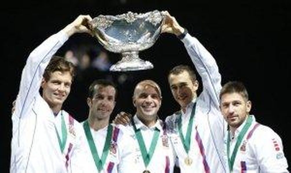 Davis Cup - vítězný tým 2013 zdroj foto:g.š.
