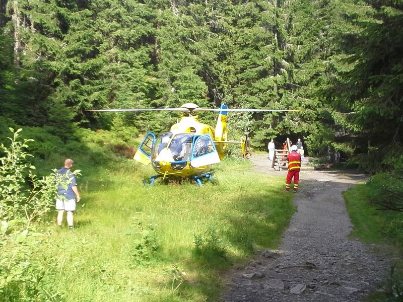 záchrana ženy v Jeseních zdroj foto:HS