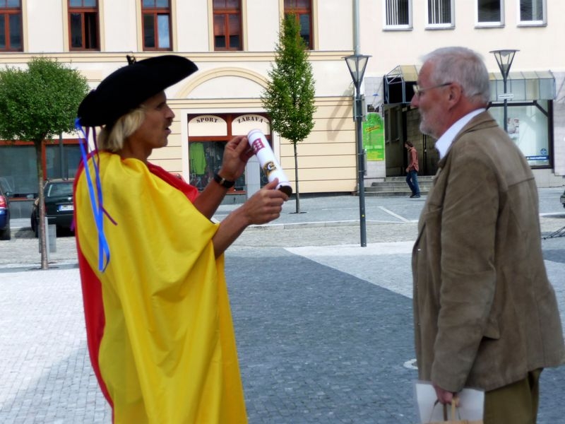 Sanjaya Jaraszek a zastupitel Jan Hauk zdroj foto: V. Janků