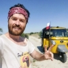 Afrikou v sedle tuktuku
