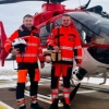 VIDEO. Letecká záchranná služba vozí na palubě vrtulníku plnou krev z FN Olomouc