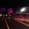 Uzavření dálnice si vyžádala dopravní nehoda kamionu na obchvatu Olomouce