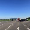 Střet vozidel na křižovatce v Chromči