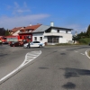 Auto skončilo na střeše