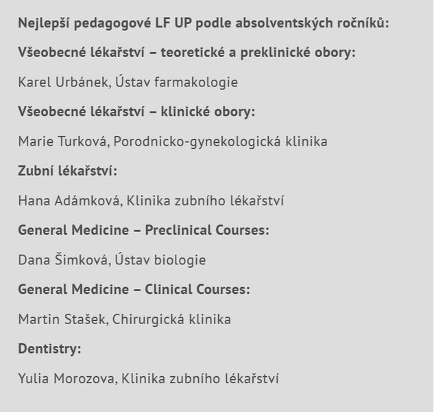 nejlep&scaron;&iacute; pedagogov&eacute;